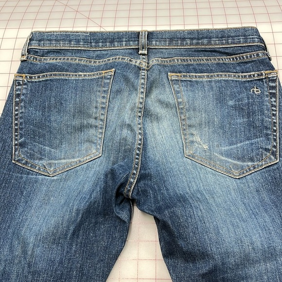 RAG & BONE "The Dre" Distressed Cotton Surfer Rep Wash Boyfriend Jean SZ 29 - Picture 7 of 16